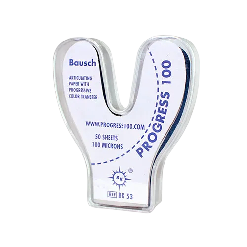 Bausch бумага BK53 подкова (голубая) 50шт,100мкм