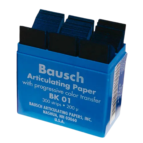 Bausch бумага BK01 прямая (синяя) 300 шт,200 мкм