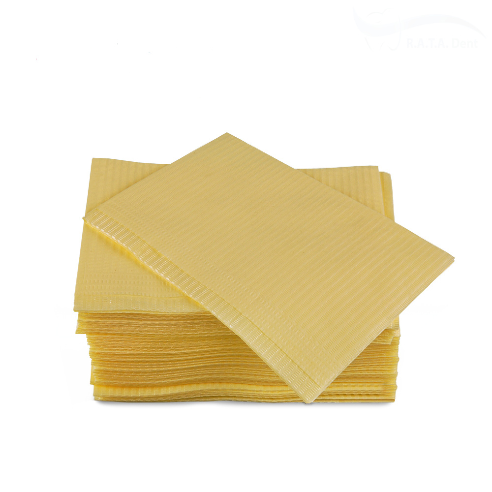 Салфетки нагруные Кристидент 3-х слойные премиум интенсив (лимонный)