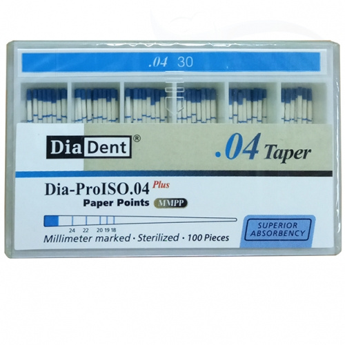 Абсорберы конусные DiaDent 0.4 №30 ММPP.04 (60шт)