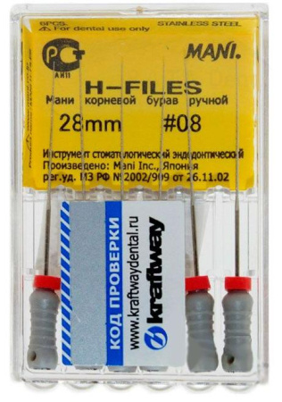 H-FILE Mani 28мм №08