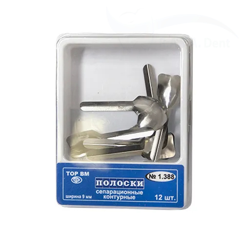 ТОР-1.388 Полоски контурные для передних зубов большие 12 шт.