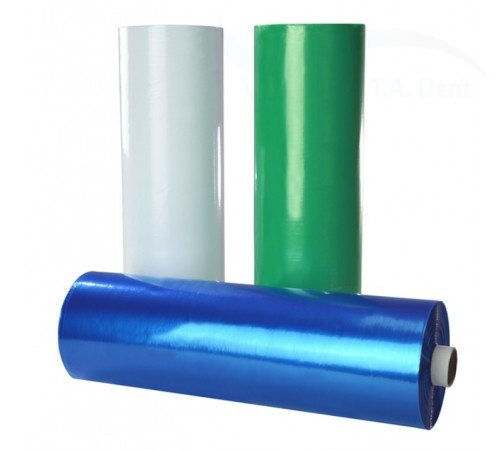 Фартуки пластиковые нагрудные JNB (200 шт. уп.) синий