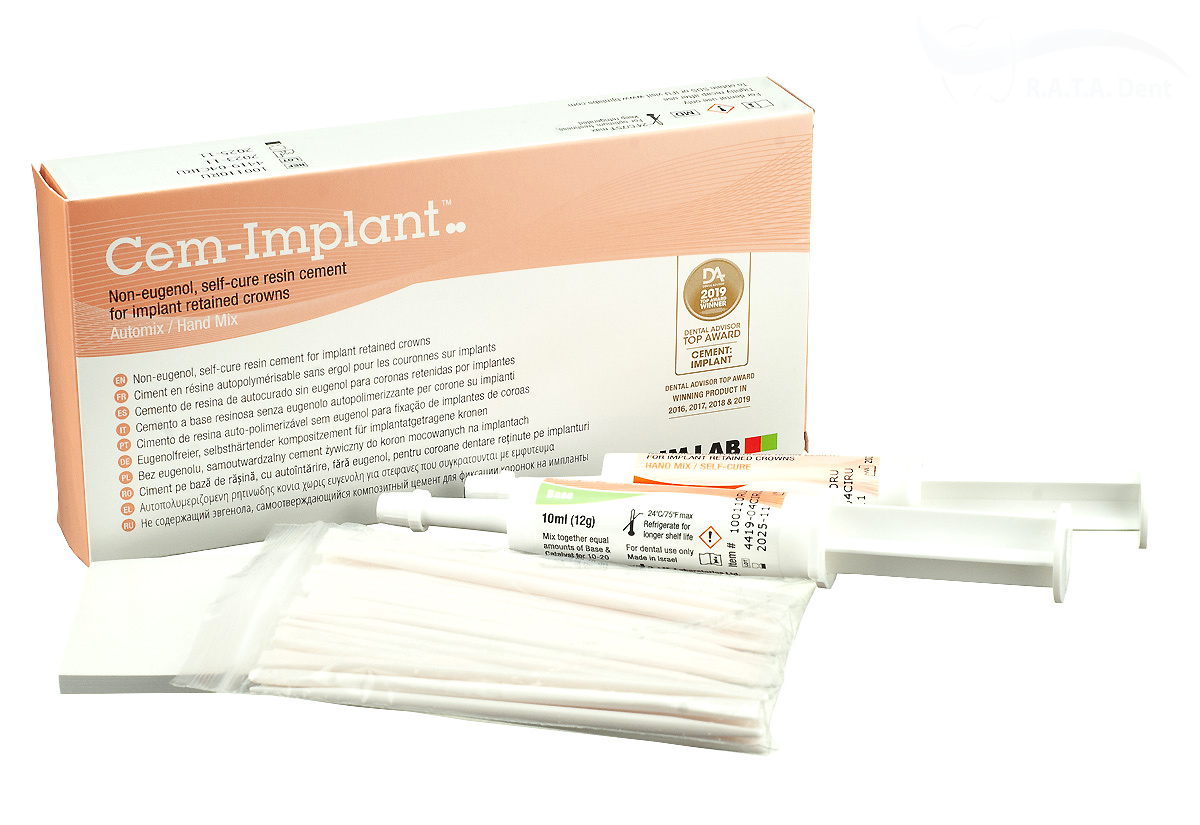 Cem Implant Hand Mix цемент для фиксации (10мл+10мл )