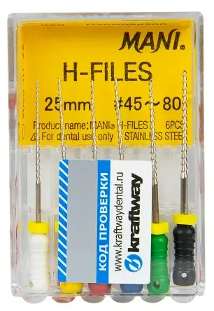 H-FILE Mani 25мм №45-80