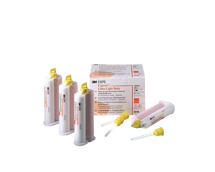 Express Ultra-Light Body (4x 50мл+10 насадок)  Корригирующая а-силиконовая масса