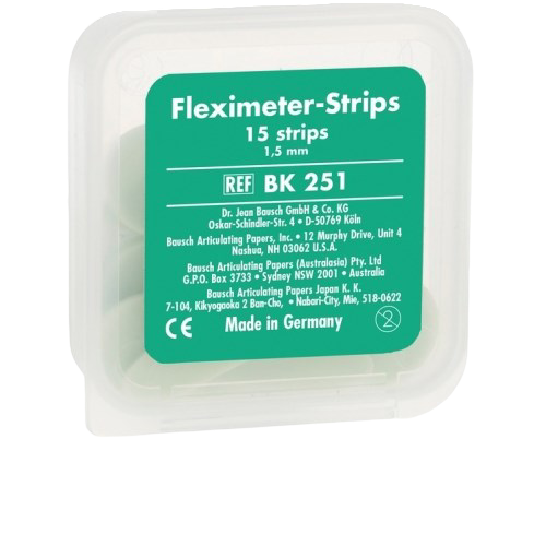 Bausch BK 251 Fleximeter-Strips (15 штук 1,5 мм зелёный)