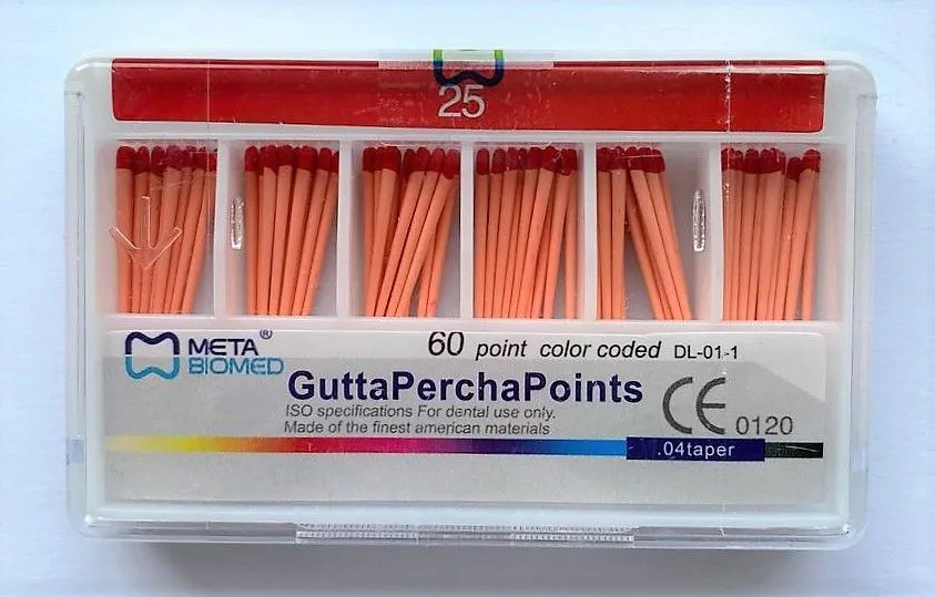 Гуттаперча  конусная 0.4 (60шт) №25