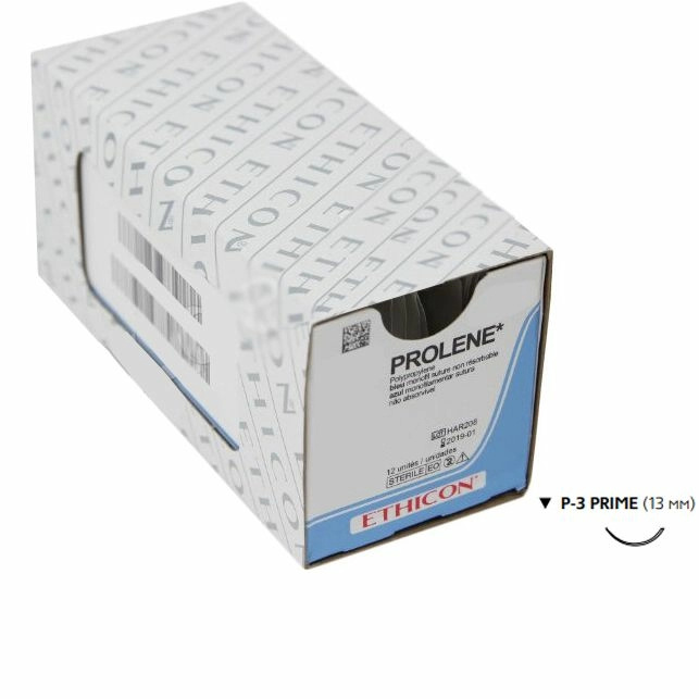 Prolene Пролен 5 0 (синий М1 45см об.-режущая P-3 Прайм 24шт