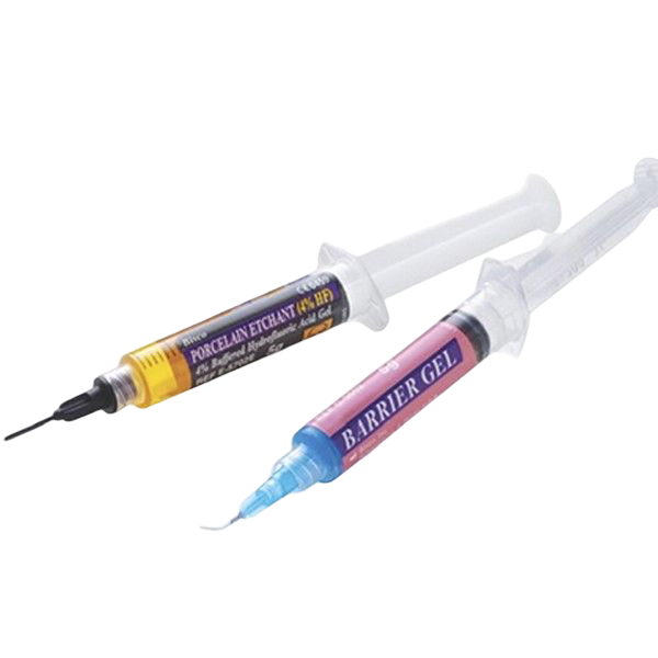 Porcelain Etchant 4% + Barrier Gel (Set)-набор