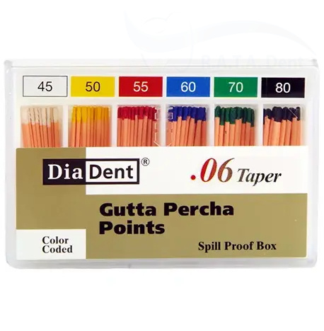 Абсорберы конусные DiaDent 0.6 №45-80 ММPP.06 (60шт)
