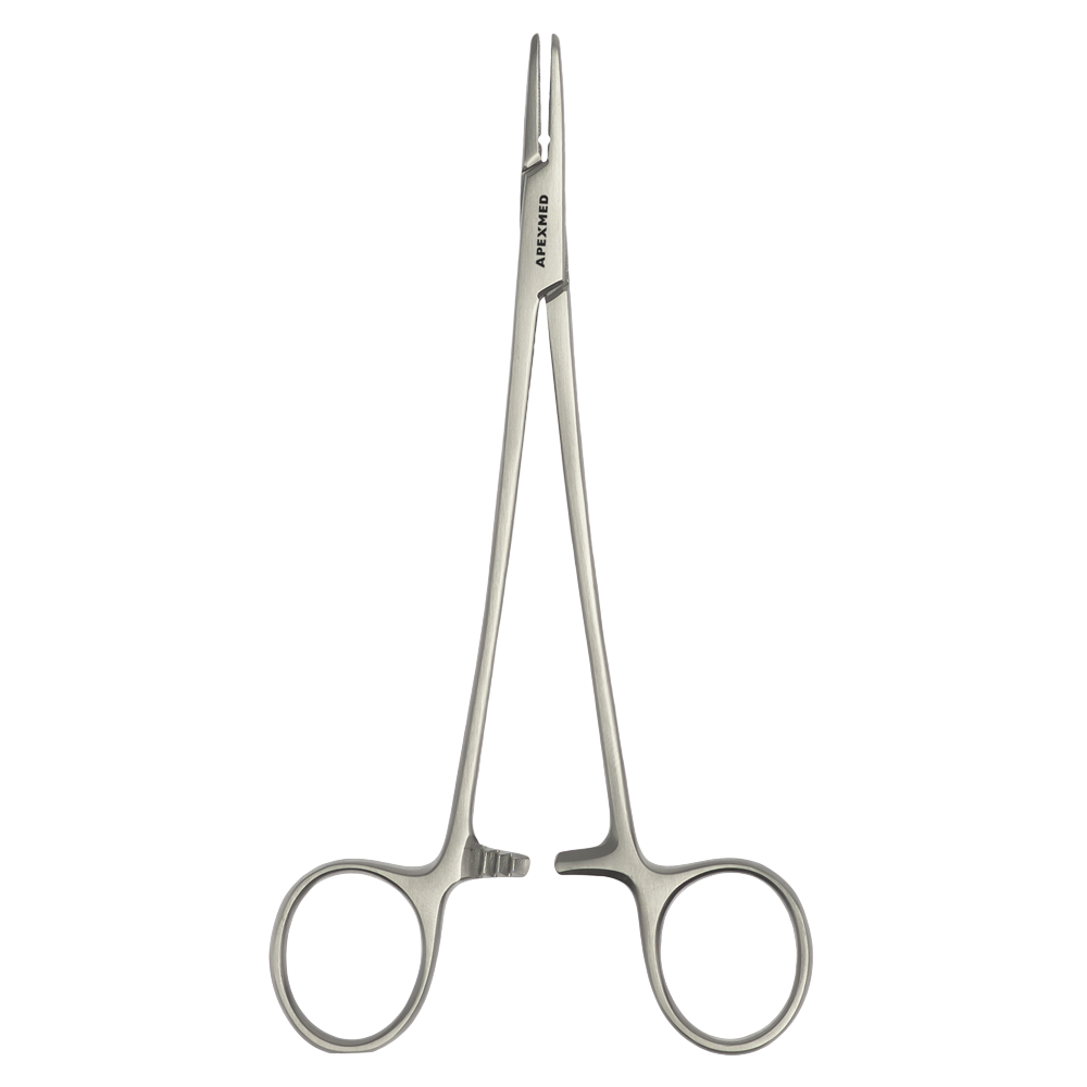 Иглодержатель с канавкой Crile-Wood Apexmed 180мм