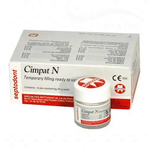 Cimpat  N (6x25г)- паста для временного пломбир.