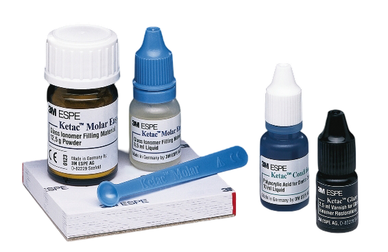 Ketac-Molar Easymix стеклоиономерный цемент в гранулах(12.5гр пор+8.5мл жид)