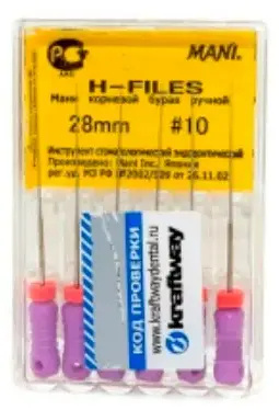 H-FILE Mani 28мм №10