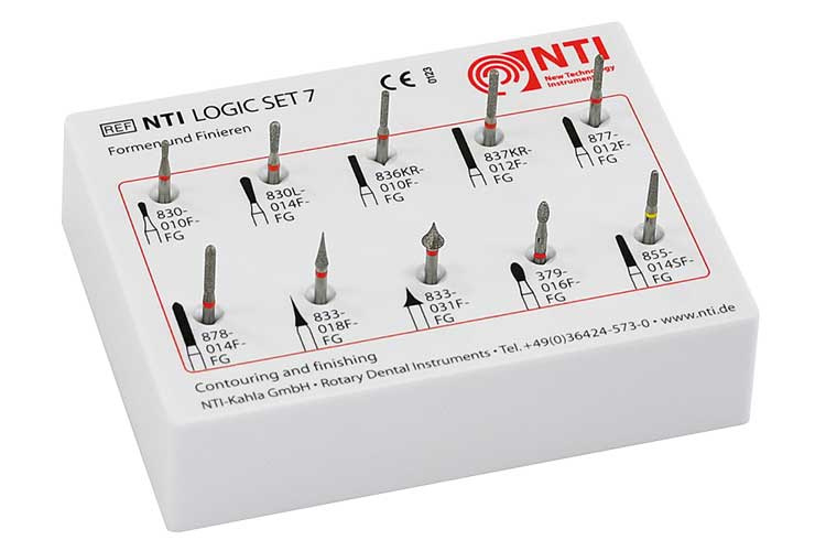 Logic Set 7  Набор алмазных боров Контурирование и финирование