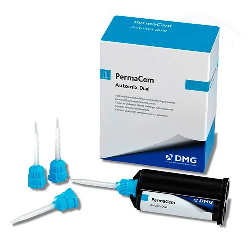Permacem Automix Dual постоянный компомерный цемент двойного отверждения (52г.+32 насадок)