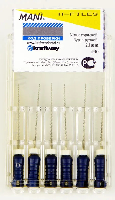 H-FILE Mani 21мм №30