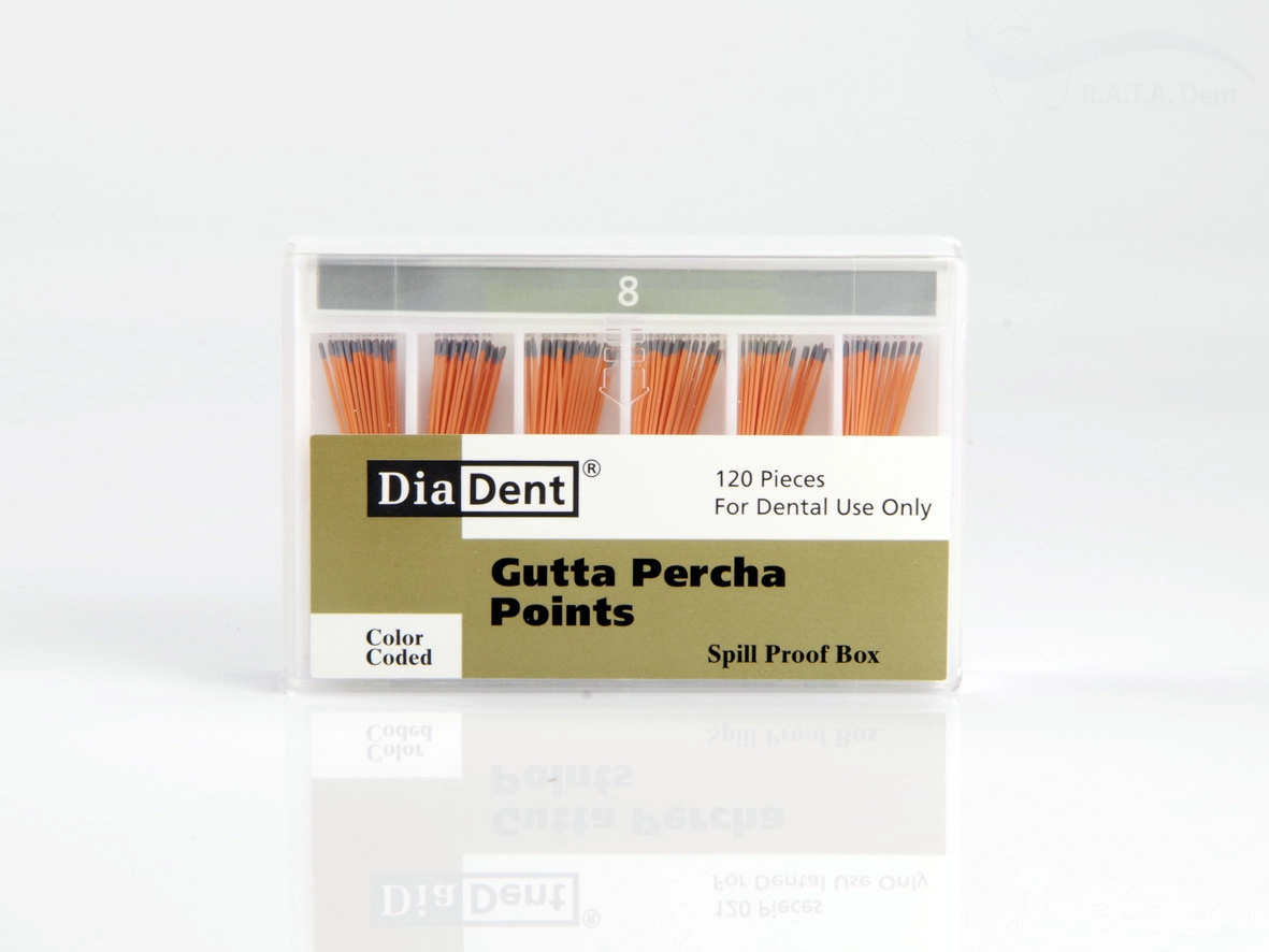 Гуттаперча DiaDent № 08 (120 шт)
