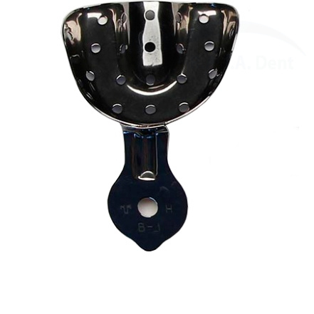 Ложка В-1 оттискная стоматологическая для верхней челюсти