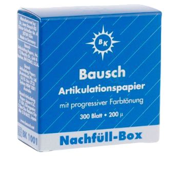 Bausch бумага BK1001 НК прямая (синяя)300шт,200 мкм