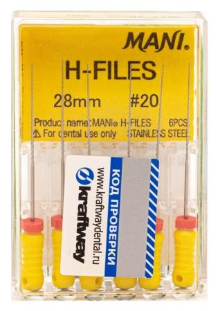 H-FILE Mani 28мм №20