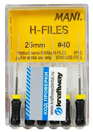 H-FILE Mani 25мм №40