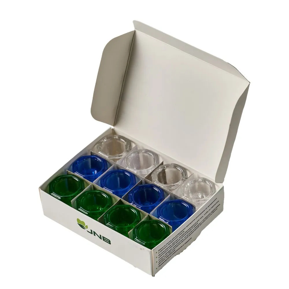 Стеклянные тигельки JNB синий 1шт.