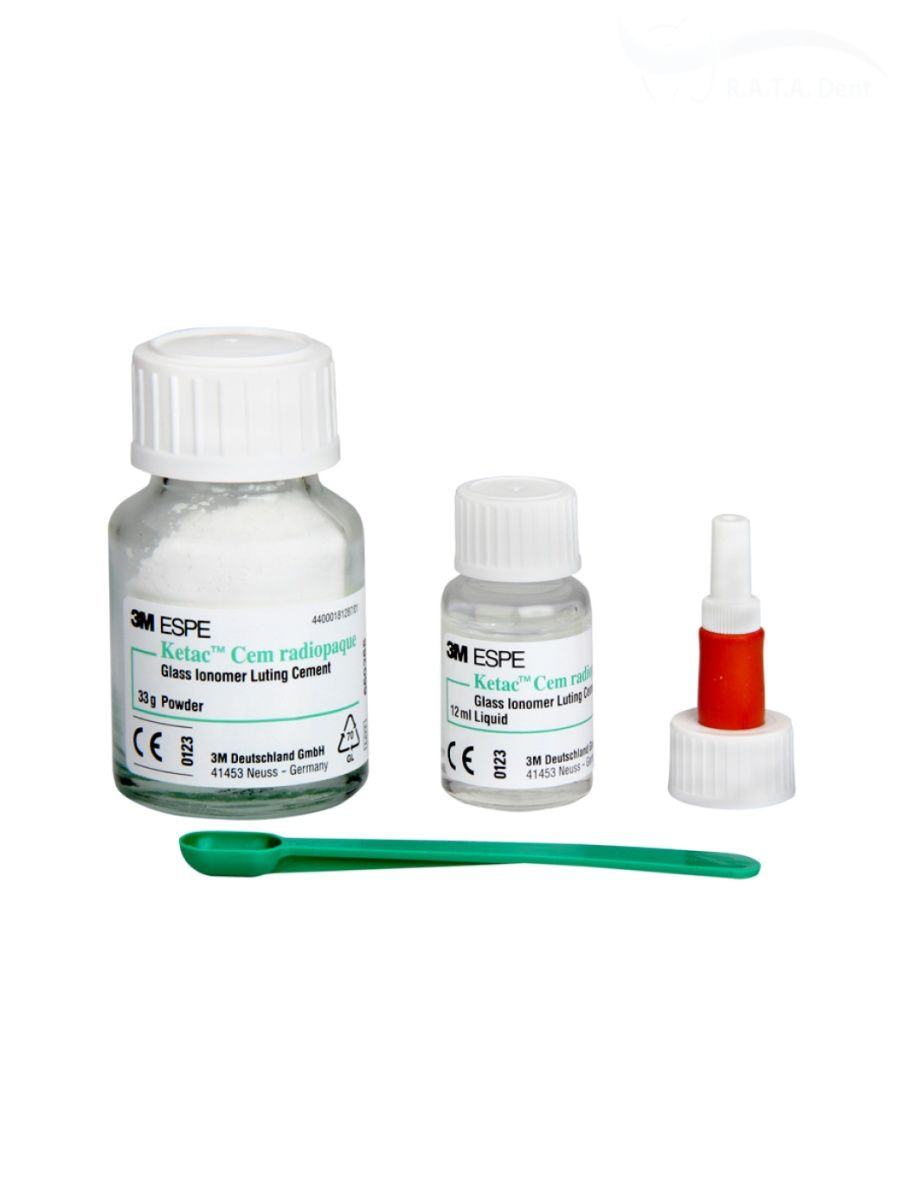 KETAC CEM radiopaque (33гр.+12 мл) стеклоиномерный цемент