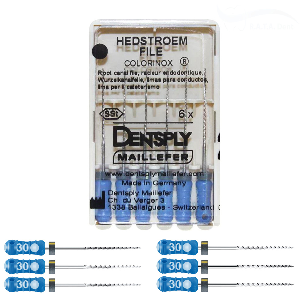 H-FILE Maillefer 25мм №30 (6шт)