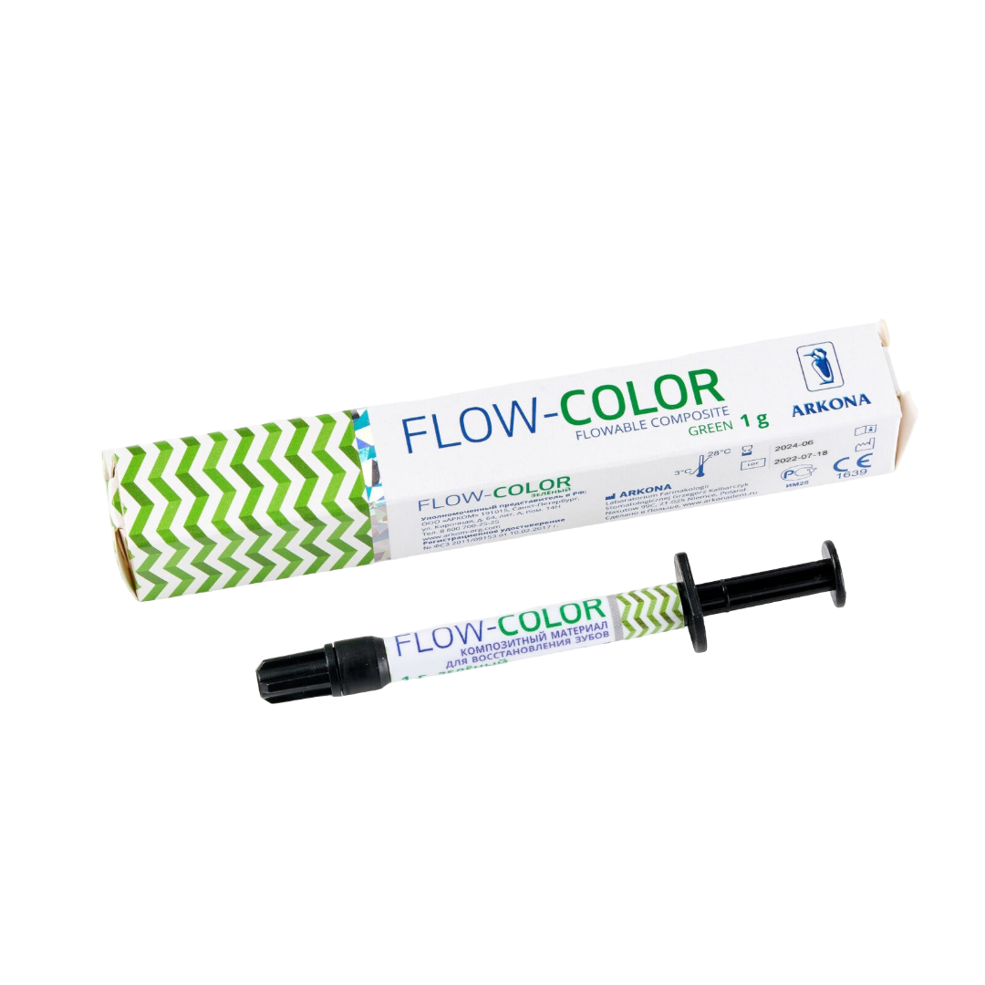 flow color зеленый