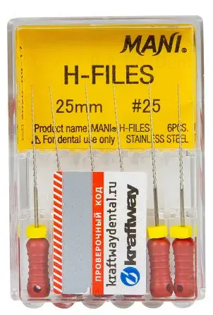 H-FILE Mani 25мм №25