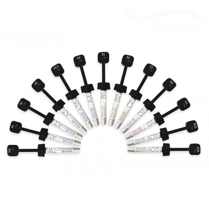 EsCom 250 цвет А1 наногибридный композит (1шпр.x4г