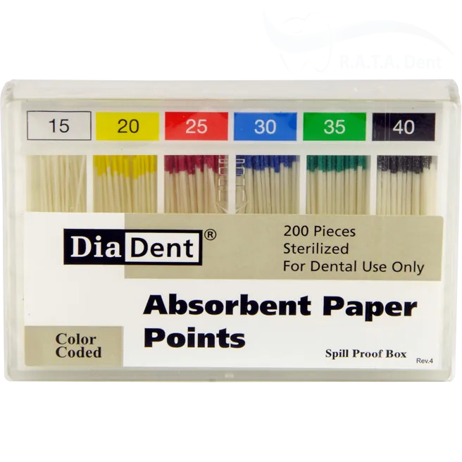 Абсорберы DiaDent №15-40 (200 шт.)