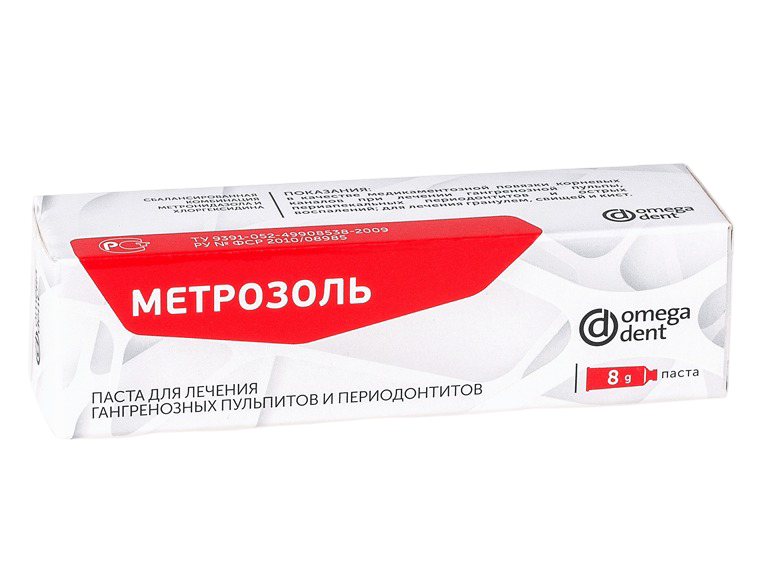МЕТРОЗОЛЬ (паста для лечения гангренозных пульпиF8EE5C3531AF0DC11E0D9F84B4283F59