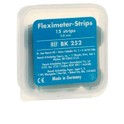 Bausch BK 252 Fleximeter-Strips (15 штук 2,0 мм синий)
