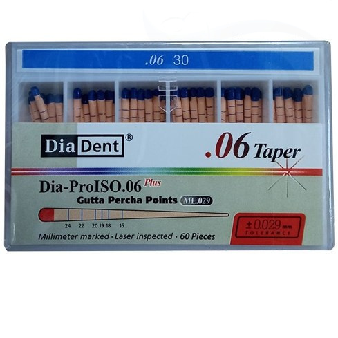 Абсорберы конусные DiaDent 0.6 №30 ММPP.06 (60шт)