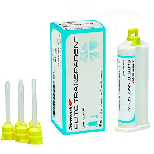 Elite Transparent  картридж  50 мл+ 6 желтых смесит.