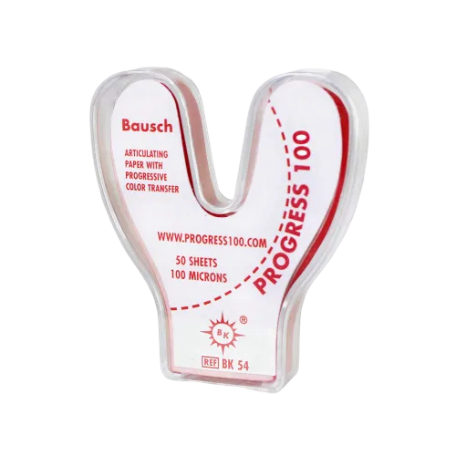Bausch бумага BK54 подкова (красная) 50шт,100мкм