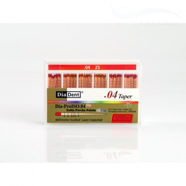 Абсорберы конусные DiaDent 0.4 №25 ММPP.04 (60шт)