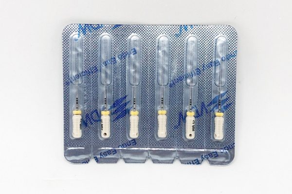 NiTi - К-Файлы ЦЦ (Ni-Ti - K-Files CC) L25 №30 VDW (6 шт