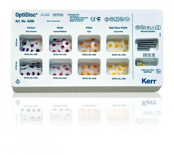 OptiDisc General Assorted Kit 9.6мм, 12.6мм (240 шт)