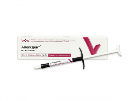 Апексдент без иодоформа (паста 2,2г+ иглы 5шт.)