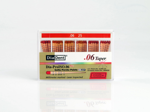 Абсорберы конусные DiaDent 0.6 №25 ММPP.06 (60шт)