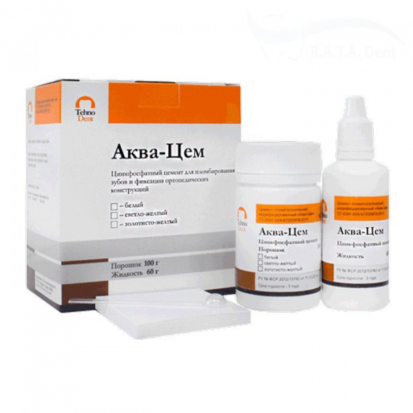 Аква-Цем(100гр.+60гр.) золотисто-желтый
