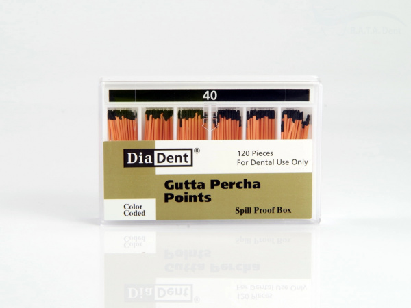 Гуттаперча DiaDent № 40 (120 шт)