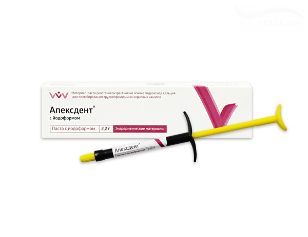 Апексдент с иодоформом (паста 2,2г+ иглы 5шт.)
