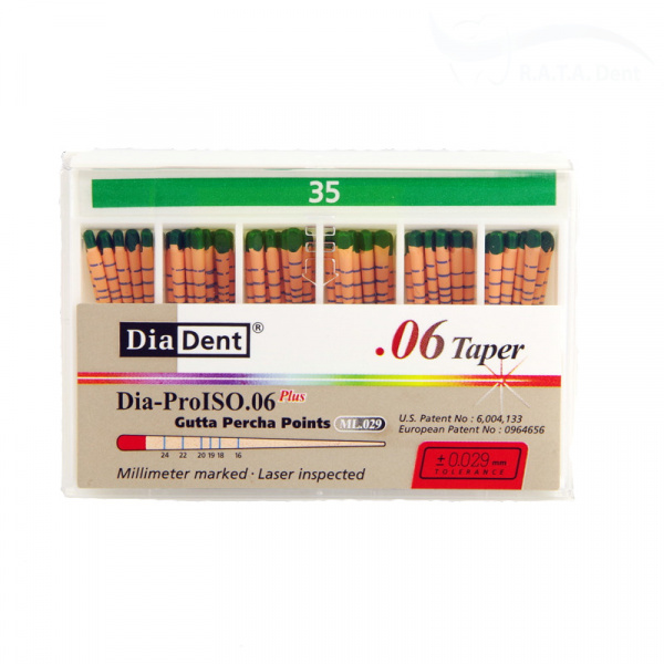 Абсорберы конусные DiaDent 0.6 №35 ММPP.06 (60шт)