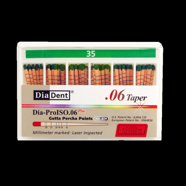Абсорберы конусные DiaDent 0.6 №35 ММPP.06 (60шт)