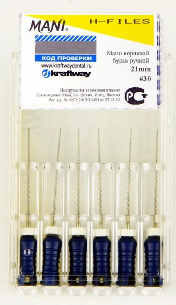 H-FILE Mani 21мм №30